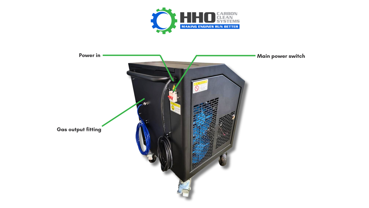 HHO 600 - Hydrogen Carbon Cleaning Machine