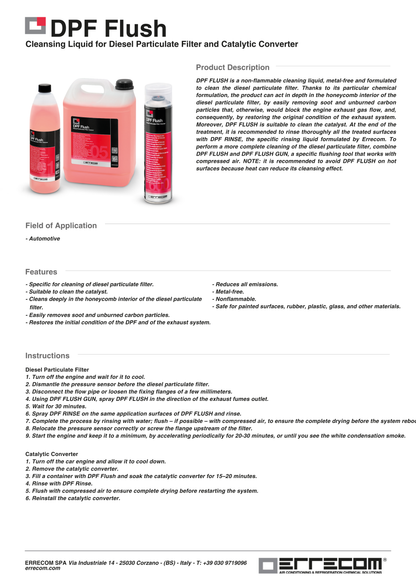ERRECOM - DPF Flush Gallon