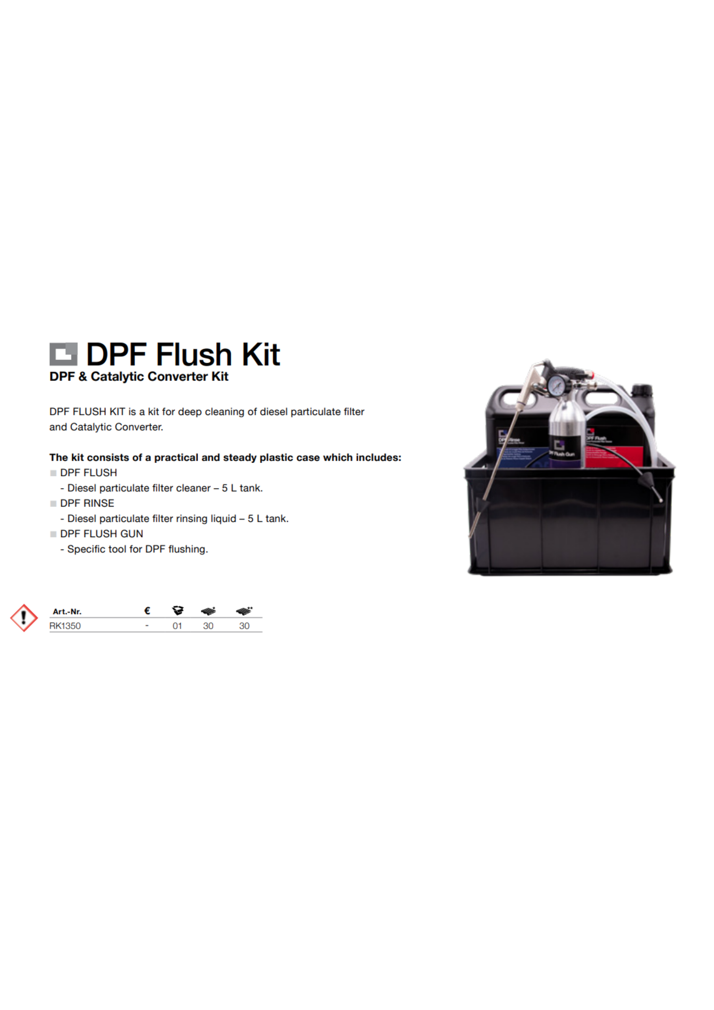 ERRECOM - DPF Flush Kit
