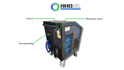 HHO 600 - Hydrogen Carbon Cleaning Machine